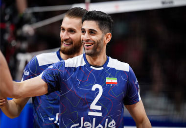 عبادی‌پور امتیازآورترین بازیکن تیم ملی والیبال ایران برابر فرانسه

