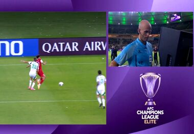 ویدیو | پنالتی مدافع الاهلی روی اورونوف چطور توسط VAR رد شد؟