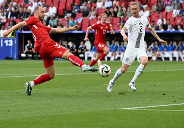 ویدیو | خلاصه بازی دانمارک ۱ - ۱ اسلوونی در یورو ۲۰۲۴