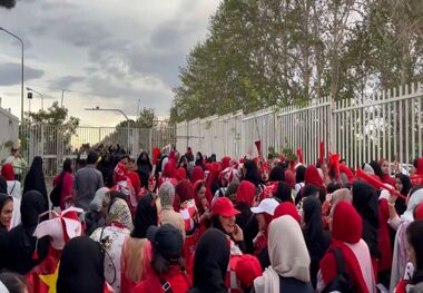 ویدیو | جنجال بانوان پرسپولیسی در آزادی