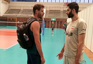 کاپیتان‌های والیبال ایران و برزیل رخ به رخ شدند
