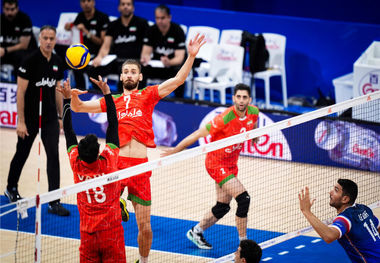 لیگ ملت‌های والیبال؛ شکست ایران مقابل فرانسه در یک چشم بهم زدن!

