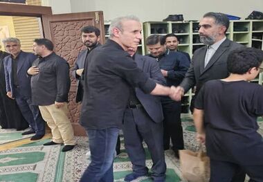 یحیی گل‌محمدی در مراسم بزرگداشت سرتیم حفاظت رئیس‌جمهور