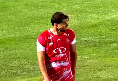 عکس | دلبری سعید مهری از هواداران پرسپولیس