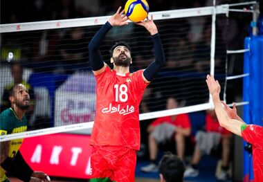 زخم کاری سعید معروف به والیبال ایران