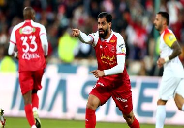 ویدیو |  گل اول پرسپولیس به آلومینیوم اراک توسط محمدحسین کنعانی‌زادگان
