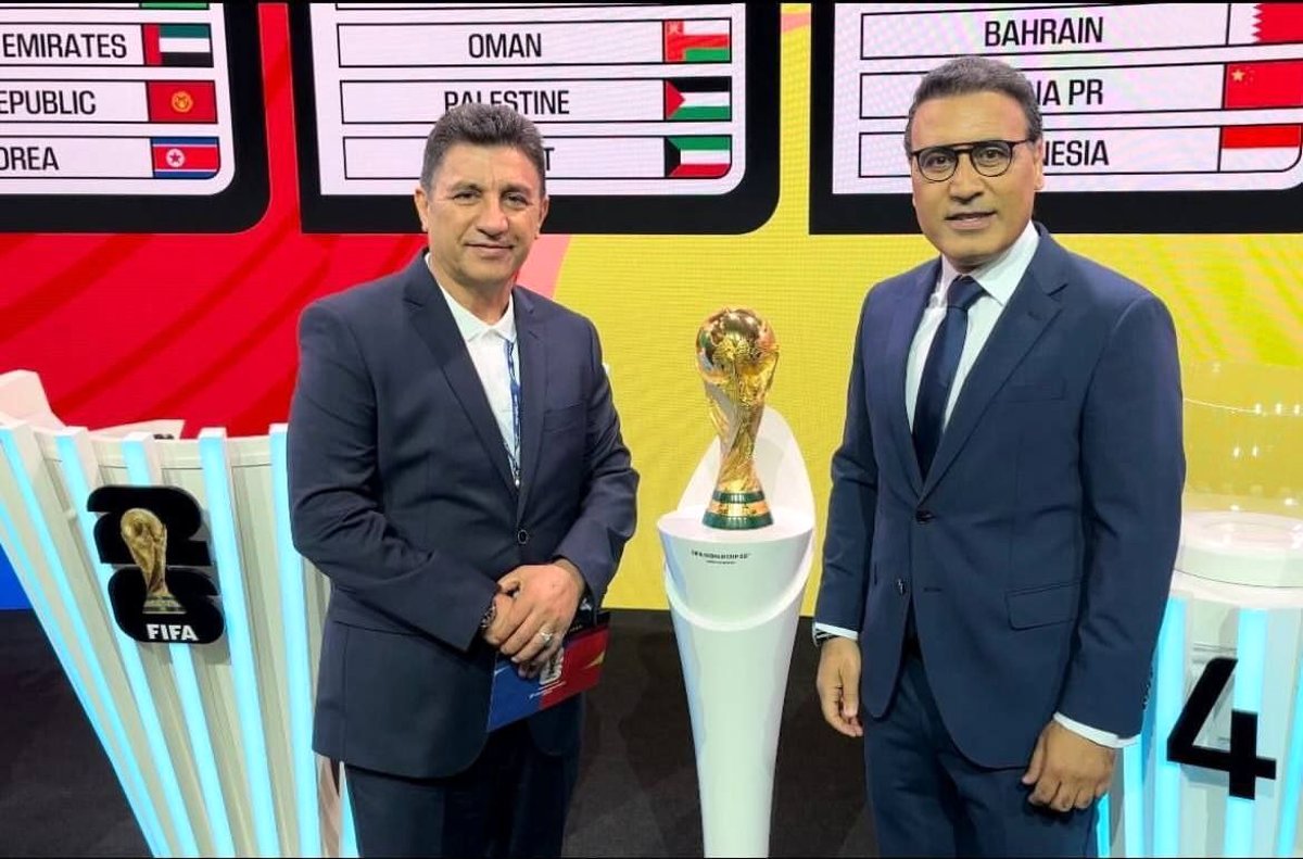 عکس | ملاقات گرم قلعه‌نویی و مهدی‌کیا در انتخابی جام جهانی