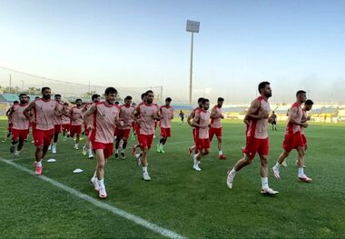 عکس | اولین تمرین گروهی ایوب العملود در پرسپولیس