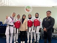 عکس | کاپ قهرمانی جهان در دستان دختران تکواندوکار ایرانی