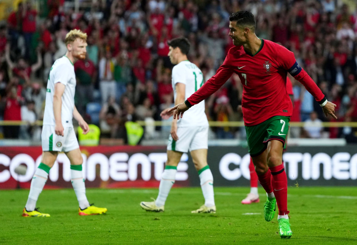 پرتغال 3 - ایرلند 0؛ رونالدو یورو 2024 را می‌خواهد