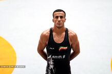 ویدیو | پیروزی محمدرضا گرایی در اولین مسابقه جهانی کشتی فرنگی
