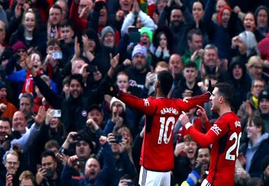 پیروزی منچستریونایتد در هفته بیست و هشتم لیگ

